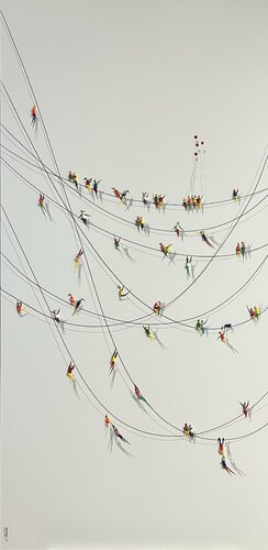 Freedom. Love di Eka Peradze, Pittura in vendita su Singulart