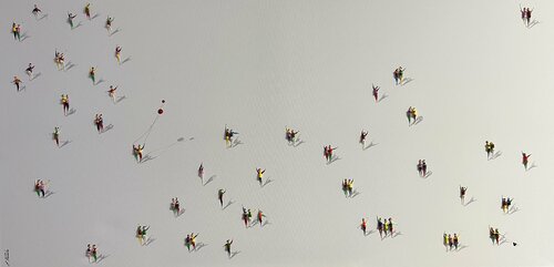 Freedom. Love x van Eka Peradze, Schilderij te koop op Singulart