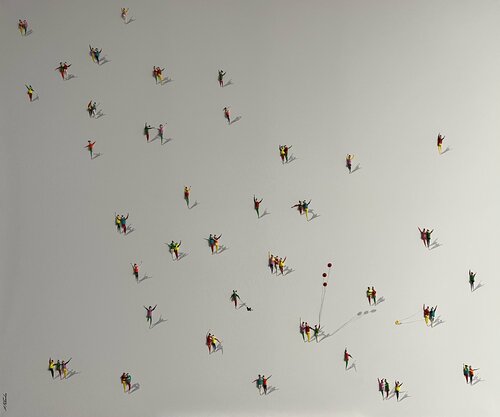 Freedom. Love van Eka Peradze, Schilderij te koop op Singulart