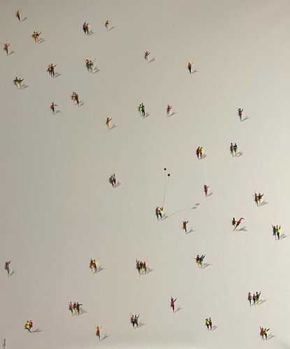 Freedom. Love 1 van Eka Peradze, Schilderij te koop op Singulart