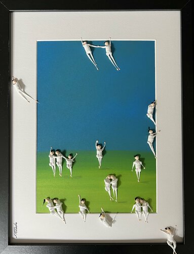 Offer only 3 days .3D Day on the beach par Eka Peradze, Peinture en vente sur Singulart