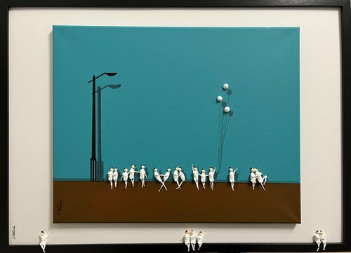 Freedom. Love par Eka Peradze, Peinture en vente sur Singulart