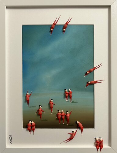 Offer only 3 days .3D Day on the beach par Eka Peradze, Peinture en vente sur Singulart