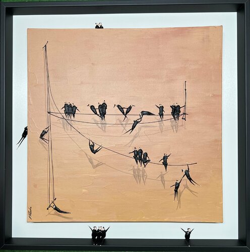 Freedom. Love. Lx von Eka Peradze, Malerei kaufen auf Singulart