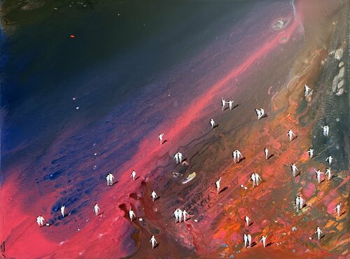 Action. Freedom. Love G par Eka Peradze, Peinture en vente sur Singulart