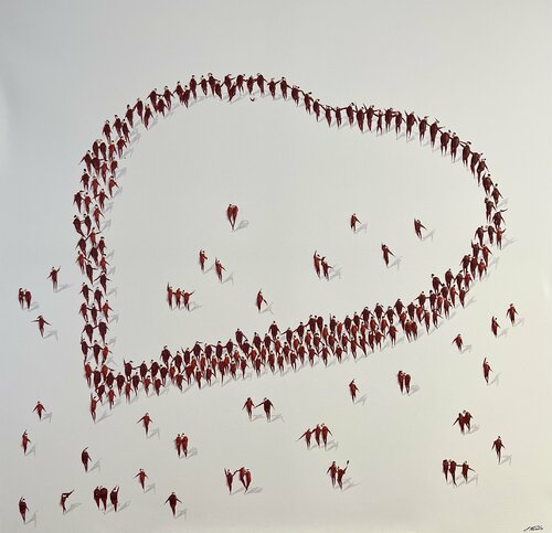 Freedom. Love ❤️ par Eka Peradze, Peinture en vente sur Singulart