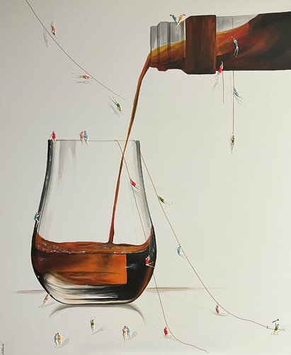 Freedom. Love T par Eka Peradze, Peinture en vente sur Singulart