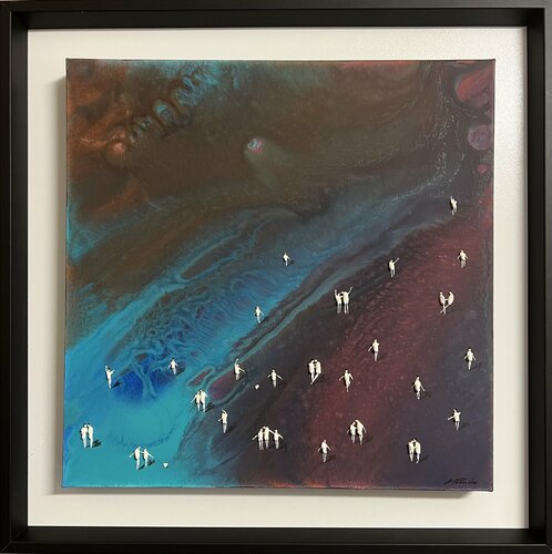 Action. Freedom. Love. LxL van Eka Peradze, Schilderij te koop op Singulart