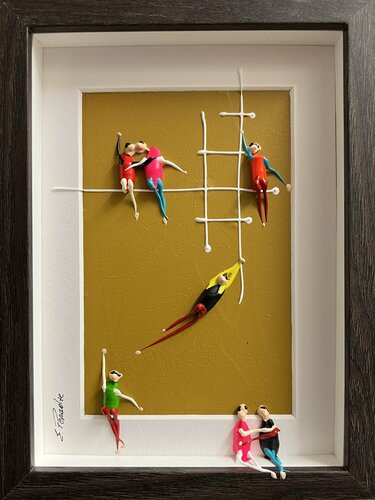 Action.Freedom. Love ❤️ LSK par Eka Peradze, Peinture en vente sur Singulart