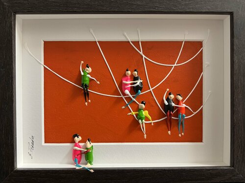 Action.Freedom. Love ❤️ ZW par Eka Peradze, Peinture en vente sur Singulart