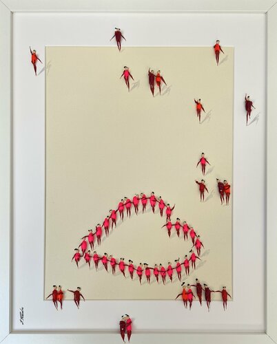 Action. Freedom. Love. EKA♥️ par Eka Peradze, Peinture en vente sur Singulart