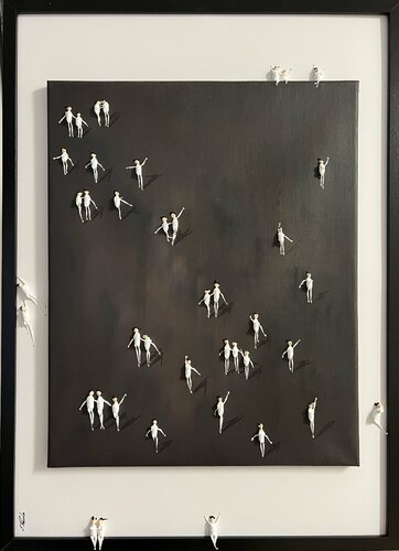 Action. Freedom. Love. EKA♥️ par Eka Peradze, Peinture en vente sur Singulart