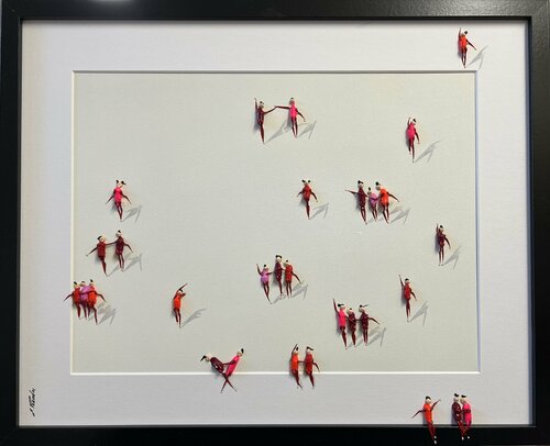 Action. Freedom. Love. EKA♥️🌹 par Eka Peradze, Peinture en vente sur Singulart