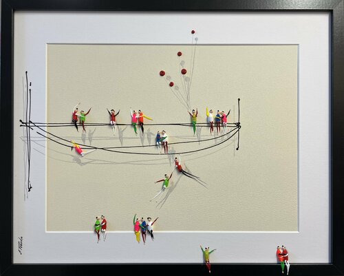 Action. Freedom. Love. EKA♥️P par Eka Peradze, Peinture en vente sur Singulart