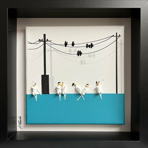 Action.Freedom. Love ❤️ QZ par Eka Peradze, Peinture en vente sur Singulart