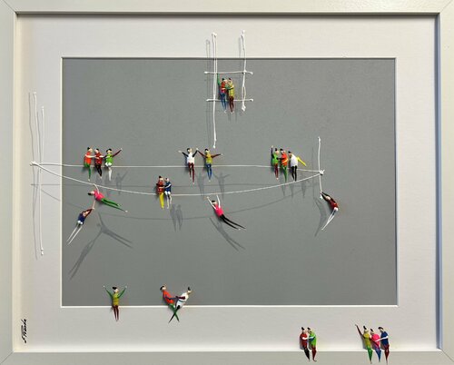 Action. Freedom. Love. EKA♥️LP par Eka Peradze, Peinture en vente sur Singulart
