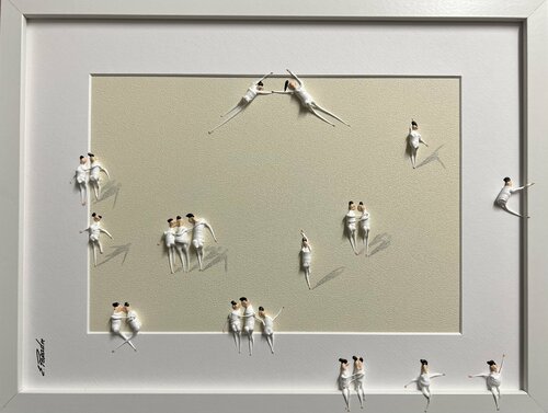 Action. Freedom. Love. EKA♥️TT par Eka Peradze, Peinture en vente sur Singulart