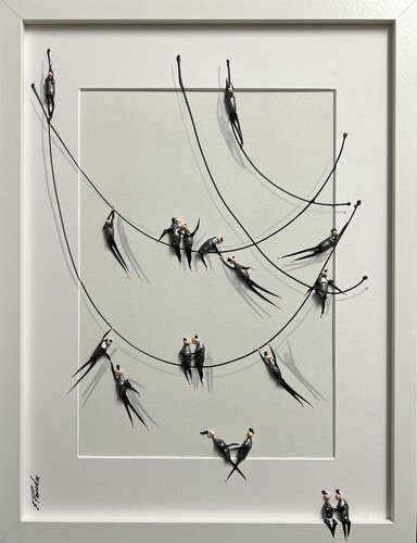 Action. Freedom. Love. EKA♥️WE par Eka Peradze, Peinture en vente sur Singulart