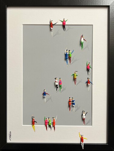 Action. Freedom. Love. EKA♥️IZ par Eka Peradze, Peinture en vente sur Singulart