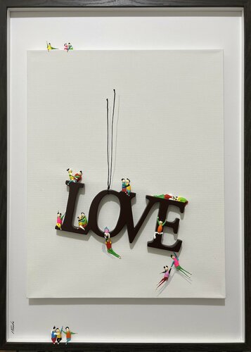 Action. Freedom. Love. EKA♥️🌹 par Eka Peradze, Peinture en vente sur Singulart