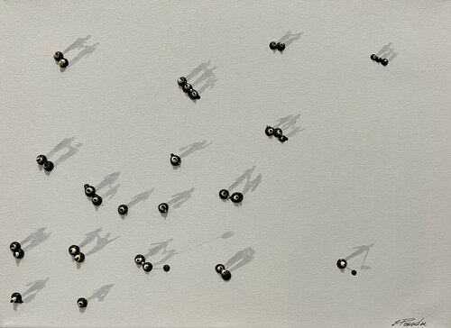 Action. Freedom. Love. EKA♥️Ö par Eka Peradze, Peinture en vente sur Singulart