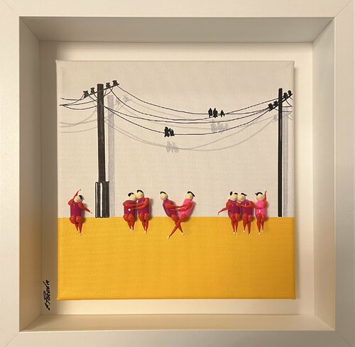 Action.Freedom. Love ❤️ GK par Eka Peradze, Peinture en vente sur Singulart