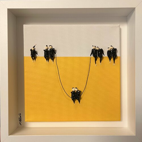 Action.Freedom. Love ❤️ Öm par Eka Peradze, Peinture en vente sur Singulart