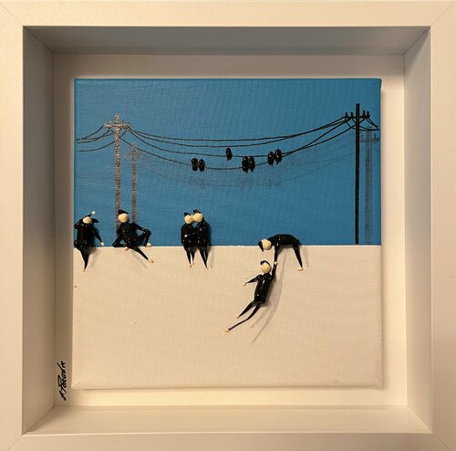 Action.Freedom. Love ❤️ IPT par Eka Peradze, Peinture en vente sur Singulart