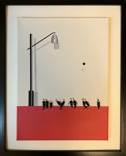 Action.Freedom. Love ❤️ LK par Eka Peradze, Peinture en vente sur Singulart