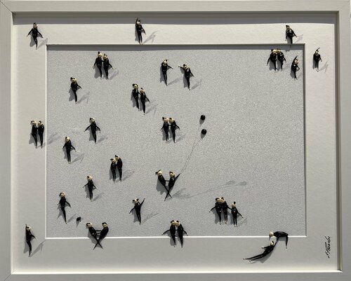 Action. Freedom. Love. EKA♥️H par Eka Peradze, Peinture en vente sur Singulart