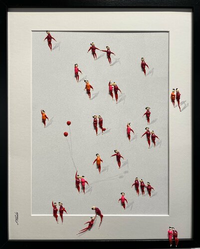 Action. Freedom. Love. EKA♥️O par Eka Peradze, Peinture en vente sur Singulart