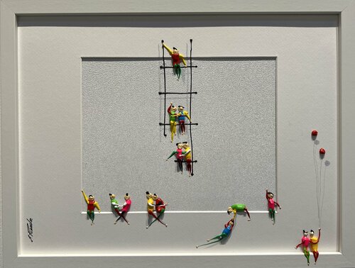 Action. Freedom. Love. EKA♥️H par Eka Peradze, Peinture en vente sur Singulart