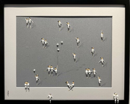 Action. Freedom. Love. EKA♥️kH par Eka Peradze, Peinture en vente sur Singulart
