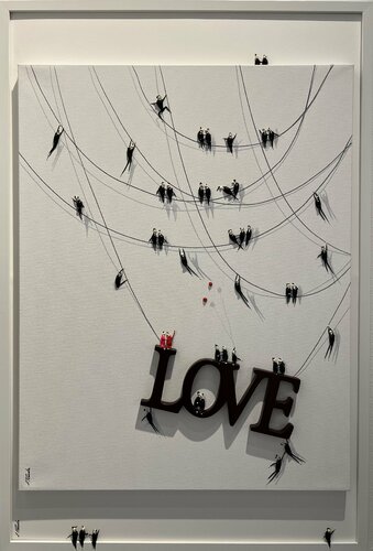 Action.Freedom. Love ❤️ÖÖ par Eka Peradze, Peinture en vente sur Singulart