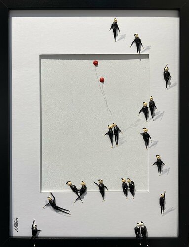 Action. Freedom. Love. EKA♥️L par Eka Peradze, Peinture en vente sur Singulart