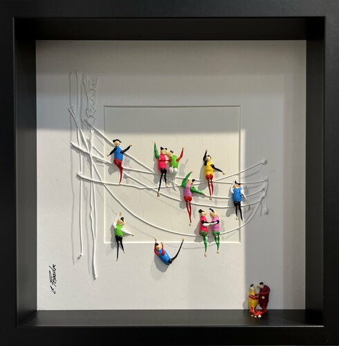 Action.Freedom. Love ❤️ PP par Eka Peradze, Peinture en vente sur Singulart