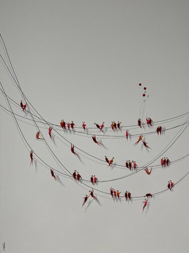 Action.Freedom. Eka.& par Eka Peradze, Peinture en vente sur Singulart