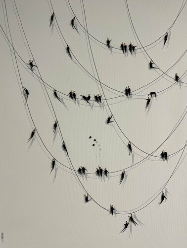 Action.Freedom. Eka.&L par Eka Peradze, Peinture en vente sur Singulart