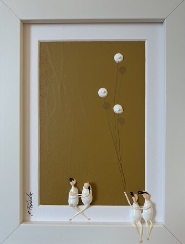 Action. Freedom. Love. EKA♥️DD par Eka Peradze, Peinture en vente sur Singulart