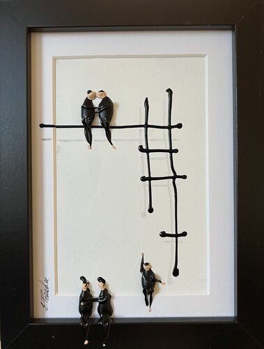 Action. Freedom. Love. EKA♥️LL par Eka Peradze, Peinture en vente sur Singulart