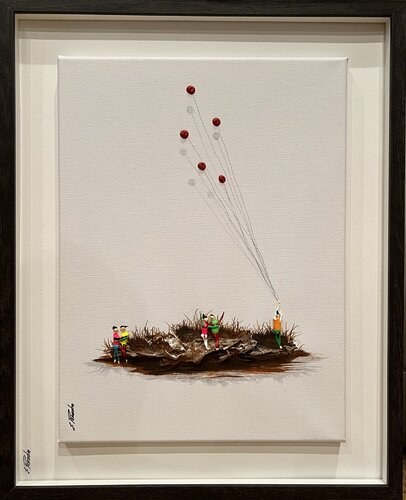 Action. Freedom. Love. EKA♥️Ii par Eka Peradze, Peinture en vente sur Singulart