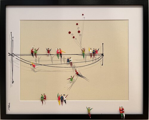 Action. Freedom. Love. EKA♥️PH par Eka Peradze, Peinture en vente sur Singulart