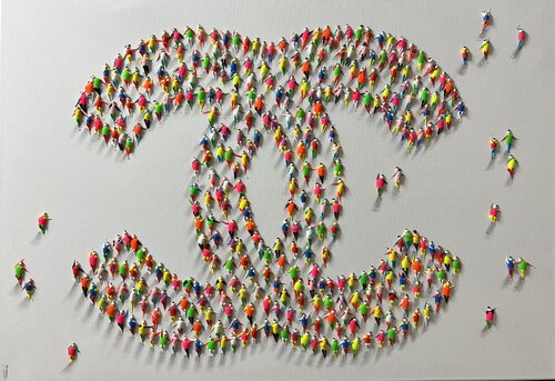 Action.Freedom. Love ❤️S par Eka Peradze, Peinture en vente sur Singulart