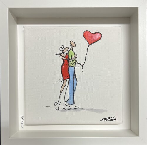 Action. Love ❤️ par Eka Peradze, Peinture en vente sur Singulart