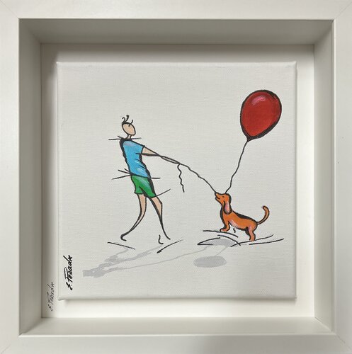 Action. Love ❤️H par Eka Peradze, Peinture en vente sur Singulart