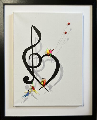 Action. Action.Freiheit.-♥️T par Eka Peradze, Peinture en vente sur Singulart