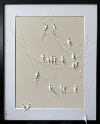 Action. Freedom. Love. EKA♥️♥️♥️ par Eka Peradze, Peinture en vente sur Singulart