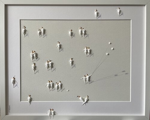 Action. Freedom. Love. EKA♥️11 par Eka Peradze, Peinture en vente sur Singulart