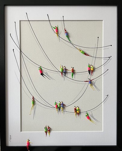 Action. Freedom. Love. EKA♥️Pz par Eka Peradze, Peinture en vente sur Singulart
