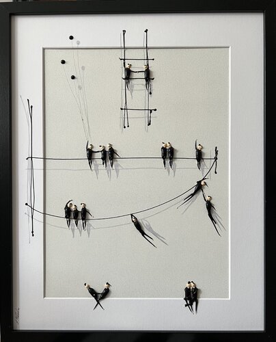 Action. Freedom. Love. EKA♥️LL par Eka Peradze, Peinture en vente sur Singulart